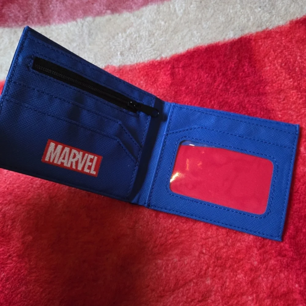 New Spiderman marvel comic anime manga leather wallet